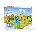 Hey Clay, Bluey, masa plastyczna, 15 szt. + królik i błazenek GRATIS, zestaw promocyjny
