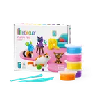 Hey Clay, Puchate Zwierzaki, masa plastyczna, 15 szt.