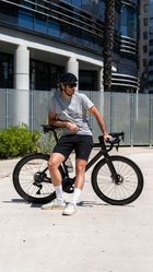 HJC, Crosser, kask rowerowy, rozmiar M, czarny