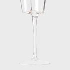 Homla, Amar, kieliszek na wino w kształcie serca ze złotym rantem, 0,3l, 726613