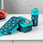 Homla, B2 Cairo, zestaw lunchbox, granatowy z kubkiem, 1,8l