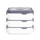 Homla, B2 Mesa, lunchbox, trzypiętrowy, 2l