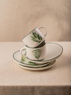 Homla, Blyde, talerz, z liściem kauczukowca, 20 cm