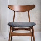 Homla, Eroso, krzesło, brązowe, 48-55,5-74,8 cm