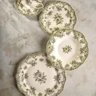 Homla, Lourry, talerz, obiadowy zielony, 27 cm