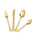 Homla, Martello, sztućce z młotkowaną rączką, złote, 24 szt.