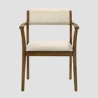 Homla, Pahkel, zestaw 2 krzeseł, z drewna kauczukowego, 56,5-62,5-84,5 cm