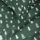 Homla, Pema, pościel, z mikrofibry w choinki zielona, 160-200 cm