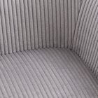 Homla, Pesa, krzesło w tkaninie łączonej, szare, 56-60-82 cm