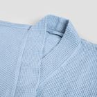 Homla, Vaffel, szlafrok, niebieski, rozmiar S/M