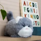 Huggy Luv, maskotka interaktywna, kot, szary