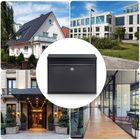 Humberg, skrzynka na listy, czarna, 37,5-30,5-12 cm, HM-860