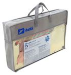 Humbi, dwustronna składana mata edukacyjna z pianki XPE, misie liski i auta, 120-180 cm