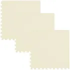 Humbi, mata piankowa, puzzle piankowe, kremowe, beżowe, 60-60 cm, 9 szt.