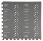 Humbi, mata piankowa, puzzle, szare, 62-62 cm, 9 szt.