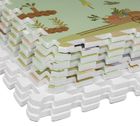 Humbi, mata piankowa, puzzle, wieś, 90-90 cm