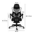 Huzaro, Combat 3.1 White, fotel gamingowy