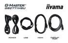 Iiyama, monitor, 27", GB2771HSU-B1, 0,4ms, Fast IPS, 1xUSB 3.2, 1xUSB C, 240Hz