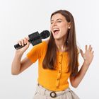 Izoxis, mikrofon karaoke, czarny