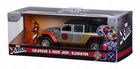 Jada Toys,x-Men, Jeep, model pojazdu z figurką, Gladiator, 1:32