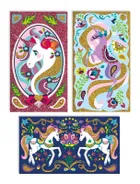 Janod, Jednorożce, magiczny brokat, zestaw kreatywny, 7+