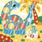 Janod, My arts & crafts, Zwierzęta, okrągłe naklejki, multizestaw kreatywny