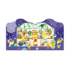 Janod, Ogród, książeczka do wyklejania, z naklejkami