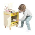 Janod, Shiny Grandma, drewniana kuchnia z 10 akcesoriami