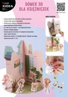Kidea, domek księżniczek 3D, zestaw kreatywny