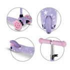 Kidwell, Uno, hulajnoga 3-kołowa LED, balansowa, stars