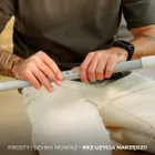 Kindekraft, Dinnly, składane krzesełko do karmienia, beżowe