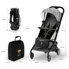 Kinderkraft, Bizuu, Pilot 2, wózek spacerowy, kabinowy, Lunar Black