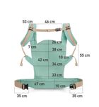 Kinderkraft, Nino, nosidełko, 3m+, 20 kg, różowy