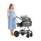 Kinderkraft, Veo, wózek wielofunkcyjny 2w1, 0-15 kg, szary