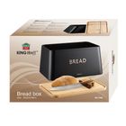 Kinghoff, chlebak z deską do krojenia, stalowy, KH-1948