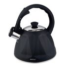 Kinghoff, czajnik z gwizdkiem, czarny mat, 2l, kh-1997