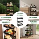 Kinghoff, mobilny barek, regał wielofunkcyjny, kh-1941