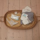 Kit and Kin, biodegradowalne pieluszki jednorazowe, rozmiar 1, Mini, 2-5 kg, owieczka i sówka, 40 szt.