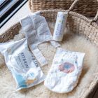 Kit and Kin, biodegradowalne pieluszki jednorazowe, rozmiar 3, Maxi, 6-10 kg, miś i królik, 34 szt.