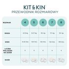 Kit and Kin, Nappy Pants, pieluchomajtki, rozmiar 6, 12-17 kg, jeż i szop, 18 szt.