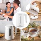 Klausberg, czajnik elektryczny, biały, 1,7l