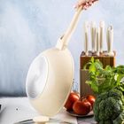 Klausberg, patelnia głęboka, marmurkowa, z pokrywą, 28cm, kb-7991