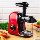 Klausberg, sokowirówka, wyciskarka wolnoobrotowa, czerwona, KB-7870