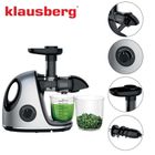 Klausberg, sokowirówka, wyciskarka wolnoobrotowa, srebrna, KB-7863