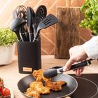 Klausberg, zestaw 12 silikonowych przyborów kuchennych w stojaku, kb-9011