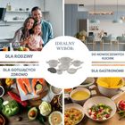 Klausberg, zestaw garnków marmurkowych, 12 elementów, kb-7969