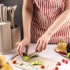 Klausberg, zestaw noży i przyborów kuchennych z deską w stojaku