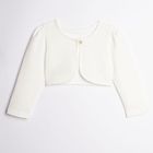 Komplet dziewczęcy, Sukienka, Bolerko, ecru, Nicol