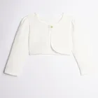 Komplet dziewczęcy, Sukienka, Bolerko, ecru, Nicol