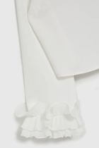 Koszula damska z długim rękawem, biała, Moodo